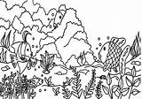 Coloring Pages Ecosystem Getcolorings Coral Reef Ocean sketch template