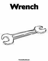 Wrench Preschoolactivities sketch template