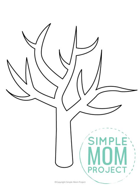 printable tree template  printable templates