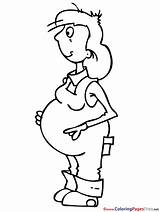 Coloring Pages Pregnant Woman Kindergarten Sheet Title Coloringpagesfree sketch template