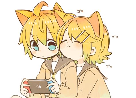 Pin By Kat Kaled On Rin And Len 鏡音リン・レン Vocaloid