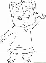 Eleanor Coloring Pages Alvin Chipmunks Simon Chipmunk Chipwrecked Coloringpages101 sketch template