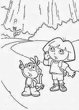 Dora Colorir Coloriage Aventureira Kolorowanki Exploradora Exploratrice Wydrukowania Inicial Imprimir sketch template