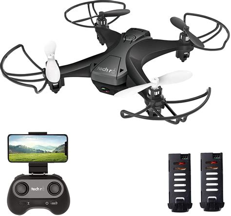 tech rc mini drone  hd telecamera  due batterie funzione  sospensione altitudine