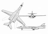 Lancer Boeing Aircraft Drawing Line Combataircraft Air sketch template