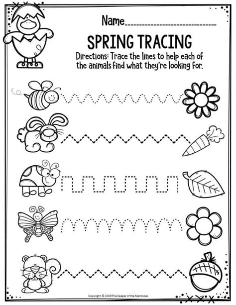 printable spring activities