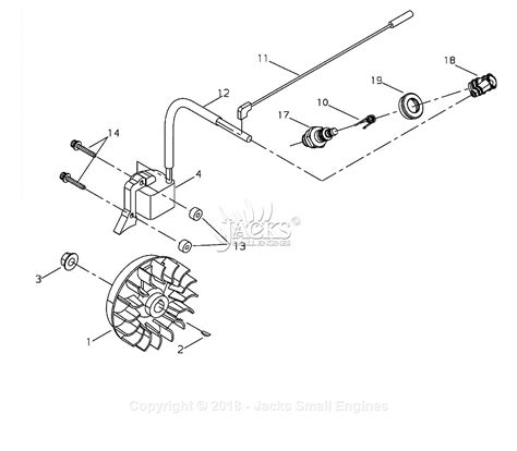 shindaiwa  parts diagram  flywheel