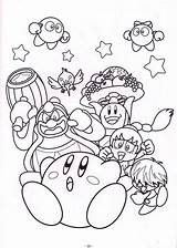 Kirby Allies Coloringareas sketch template