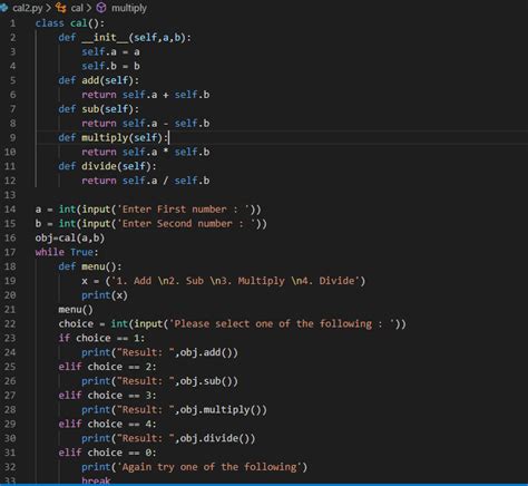 python program  create  basic calculator  class  object
