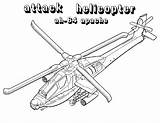 Helicopters Apache Attack Bestcoloringpagesforkids Colouring Galery Ah sketch template