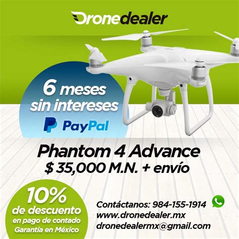 drone dealer  twitter ultimas piezas de dji phantom advance   meses sin intereses