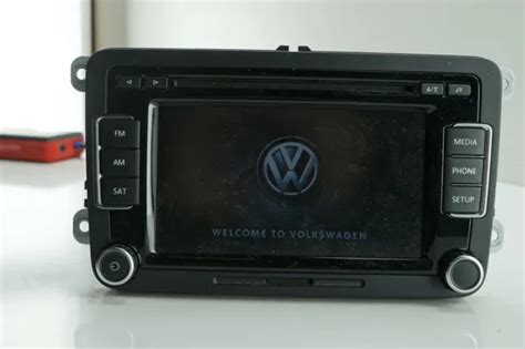 volkswagen jetta radio cd info display touchscreen head unit oem    picclick