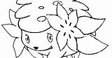 Pokemon Coloring Pages Shaymin sketch template