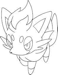 zorua sketch google search pokemon coloring pages coloring pages