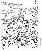Coloring Pages Forces Armed Soldier Printable Sheets Activities Kids sketch template
