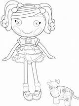 Lalaloopsy Pages Coloring Printables Kids sketch template
