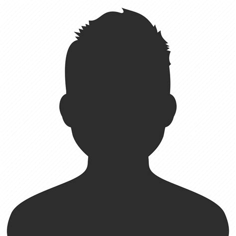 profile male user person head man silhouette icon