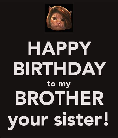 happy birthday   brother  sister