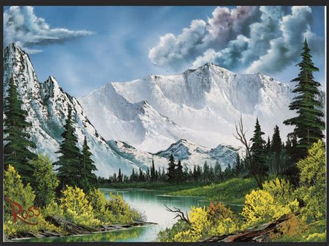 bob ross happy  accidents preview art magazine
