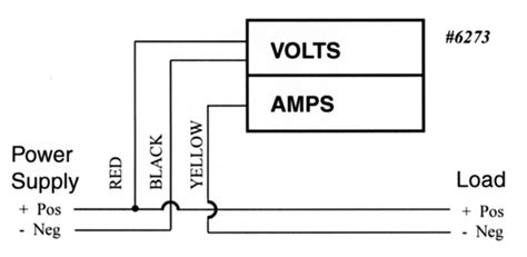 dual digital volt  amp meter