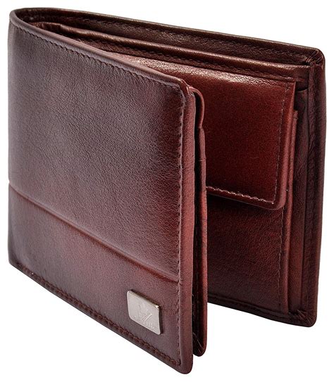 leather brown mens wallet guys world