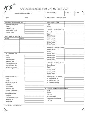 printable ics planning section forms  templates fillable samples   word