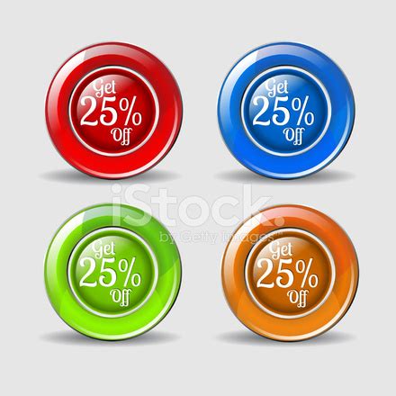 percent colorful vector icon design stock photo royalty