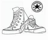 Converse Coloring Shoes Pages Shoe Color Tennis Detailed Drawing Jordan Michael Chuck Highly High Sheets Printable Taylor Top Chucks Outline sketch template