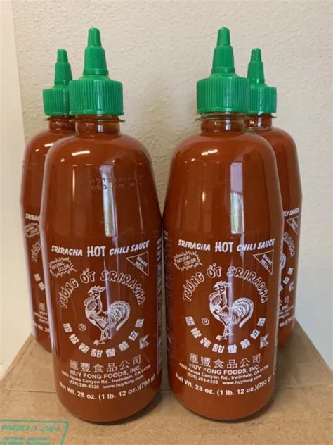 Huy Fong Sriracha Hot Chili Sauce 28 Oz Expiration June 2025 19 99
