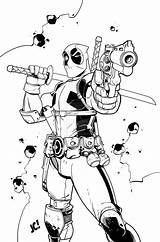 Deadpool Coloring Pages Colouring Characters Line Fan Deviantart Spiderman Drawing Vs Covey Joshua Archives Marvel Books Fictional Disney Archive Cute sketch template