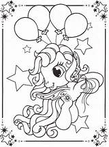 Coloring Pony Little Pages Birthday Unicorn Color Printable Happy Kids Flickr Balloon Old Cute Getcolorings Girls Print Books Online Colouring sketch template