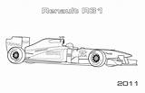 F1 Coloring Pages Cars Modern Car Template Airbus A380 Comments Renault sketch template