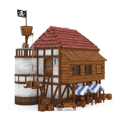obj pirate house