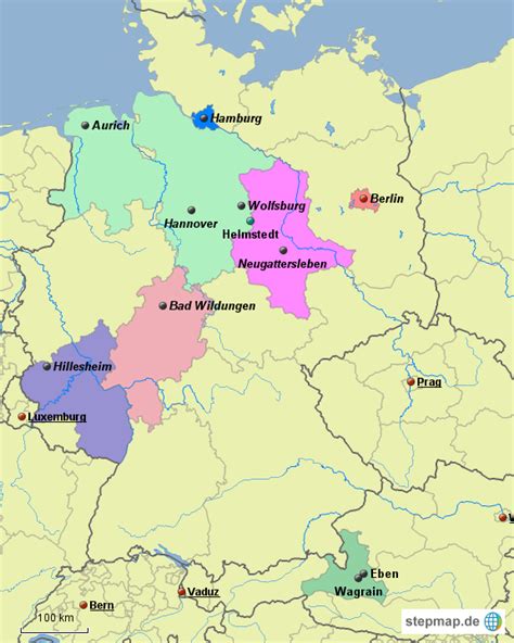 stepmap urlaubsorte landkarte fuer deutschland