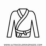 Bathrobe Accappatoio Colorare Getdrawings Ultracoloringpages sketch template
