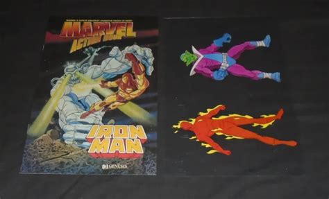 Marvel Action Hour Preview Comic And Animation Cell Fantastic Four Iron
