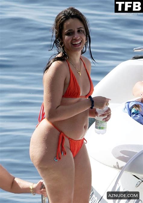camila cabello sexy seen flashing her ass crack wearing a bikini in