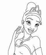 Tiana Coloring Princess Pages Disney Printable Getdrawings Color Print Getcolorings Popular sketch template
