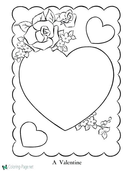 rose heart coloring pages  getcoloringscom  printable