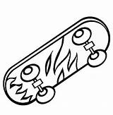 Skateboard Coloring Pages Skateboarding Printable Color Board Kids Print Sheets Sheet Skate Hot Wheels Vehicle Fire Flames Thecolor Hawk Tony sketch template
