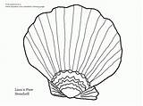 Coloring Seashell Shells Pages Shell Sea Printable Seashells Beach Grass Kids Drawing Oyster Color Print Colouring Drawings Clipart Getdrawings Designlooter sketch template