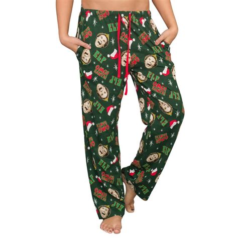 Elf Omg Santa Adult Pajamas Lounge Pants