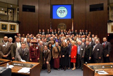 florida memory current and former florida state senators gathered