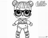 Lol Surprise Coloring Pages Doll Pet Glitter Teacher Printable Teachers Bettercoloring sketch template