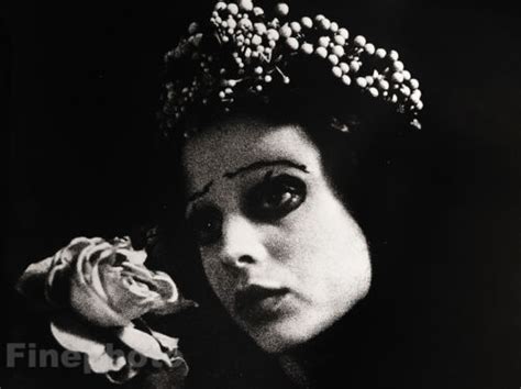 1974 Vintage Irina Ionesco 16x12 Photo Gravure ~ Female Portrait Rose
