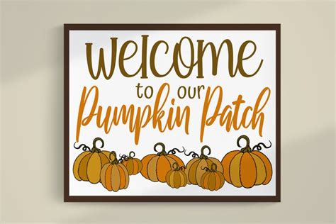 pumpkin patch printable sign fall mantle etsy