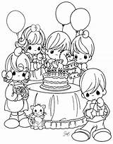 Party Coloring Pages Birthday Printable Getcolorings sketch template