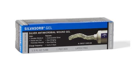 silver antimicrobial wound gel canadian preparedness