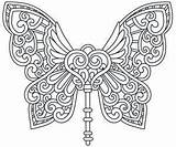 Coloring Pages Adult Colouring Patterns Books Color Embroidery Sheets Steampunk Urban Threads Designs Mandala Hippie Printable Doodles Winged Tattoo Pattern sketch template