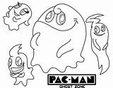 Coloring Pages Pacman Ghost Scary Pac Man Coloringpagesfortoddlers Printable Colouring Years Videos sketch template